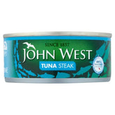 John West Tuna Steak in Brine 160g (Case of 12)  Honesty Sales U.K